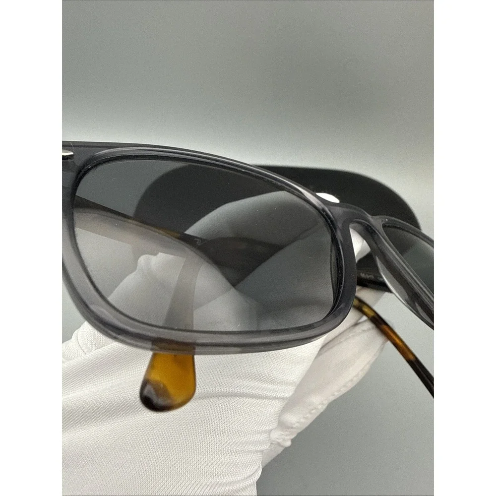RAY-BAN RB7119 Vtg Italy Black Matte /Tortoise Sunglasses 55-17-145 & Case/Cloth